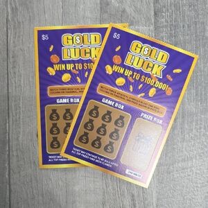 NWOT, Baby Announcement Scratch Tickets